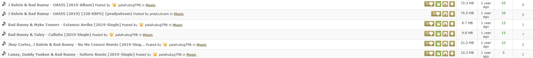 paginas para descargar musica utorrent